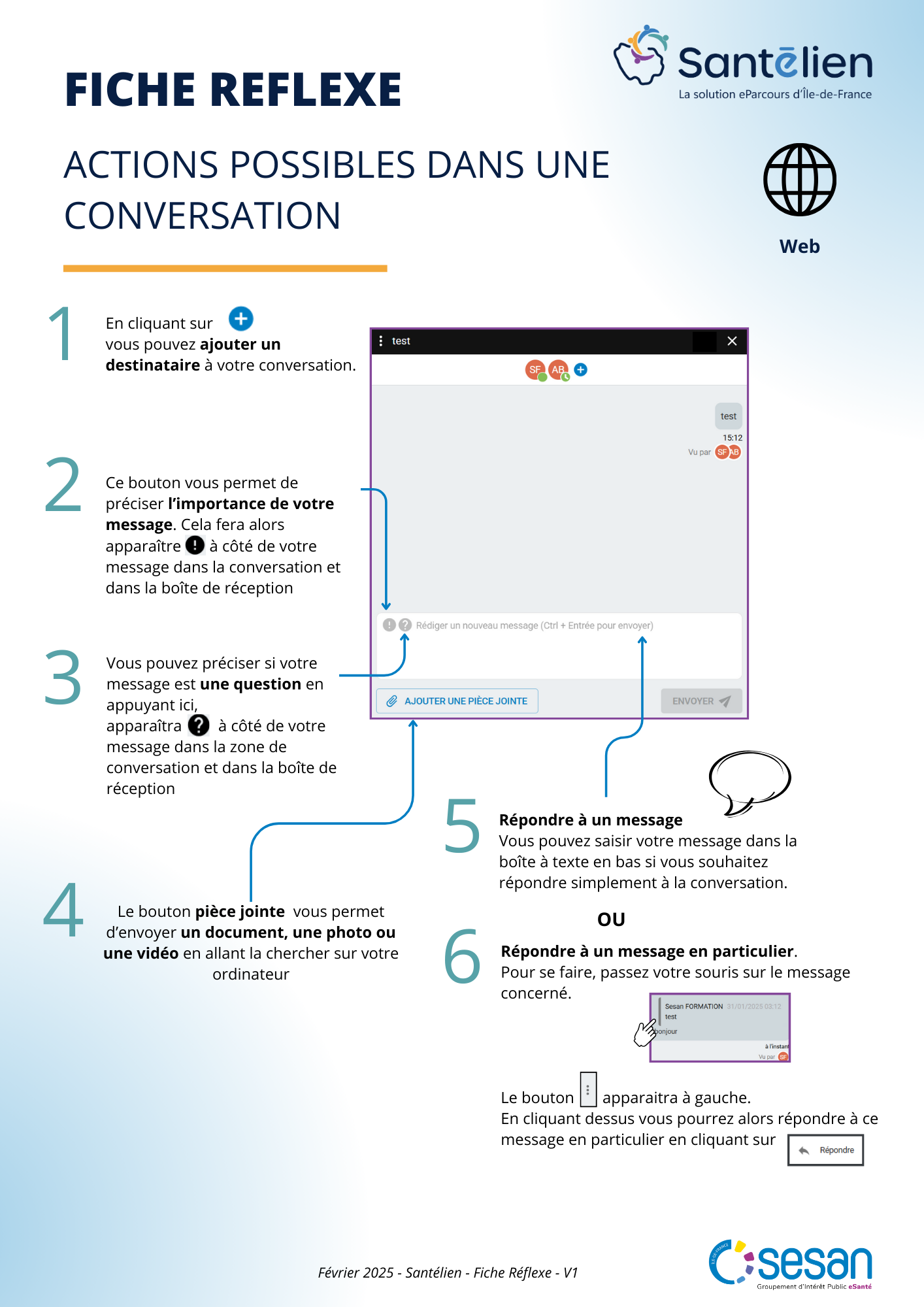 Fiche reflexe web_ actions possible sur une conversation 1