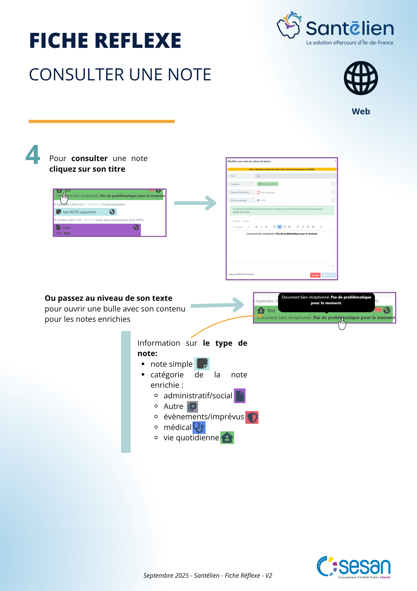 STL Fiche réflexe Web consulter une note (1)