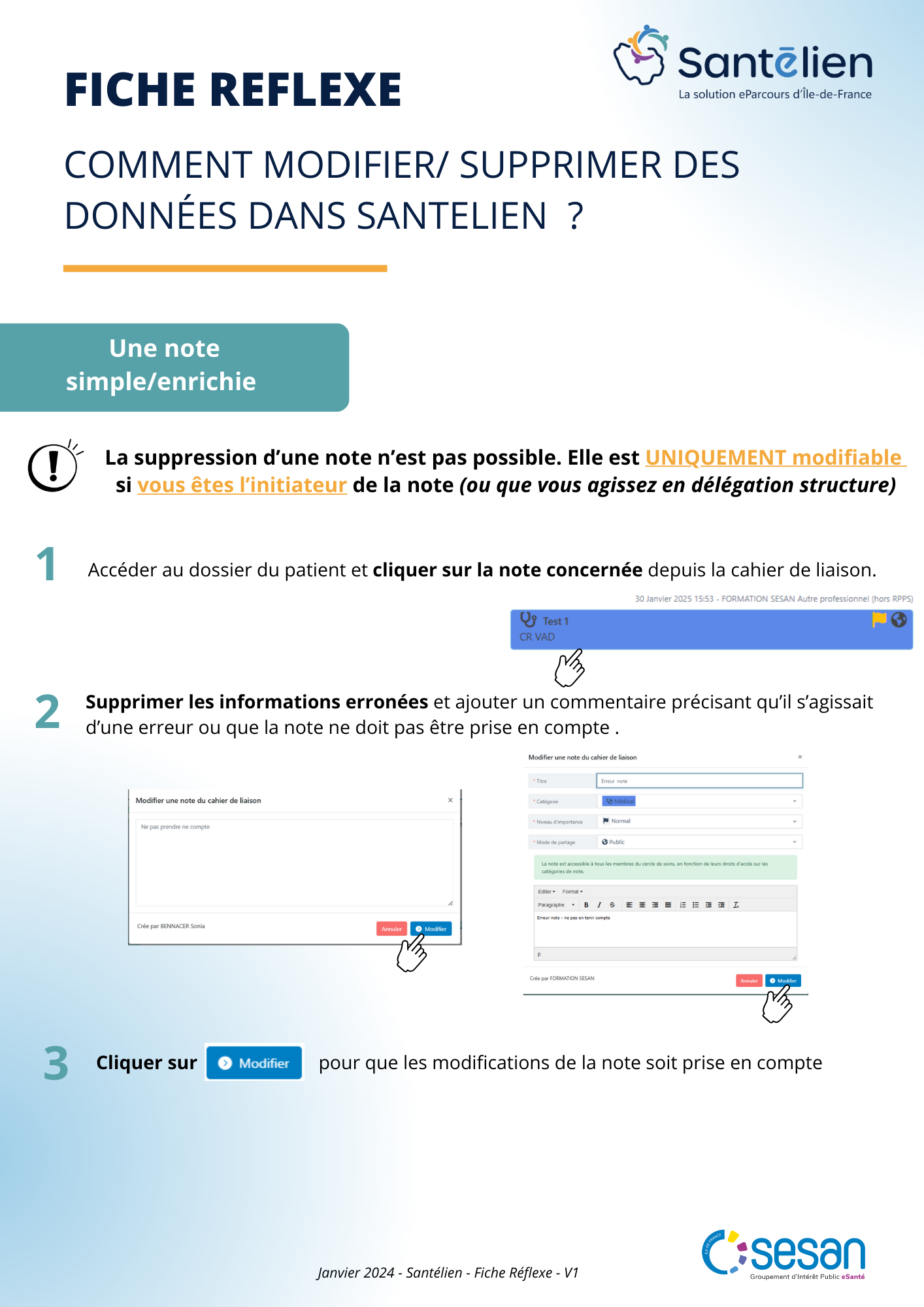 Comment modifiersupprimer les données (1)