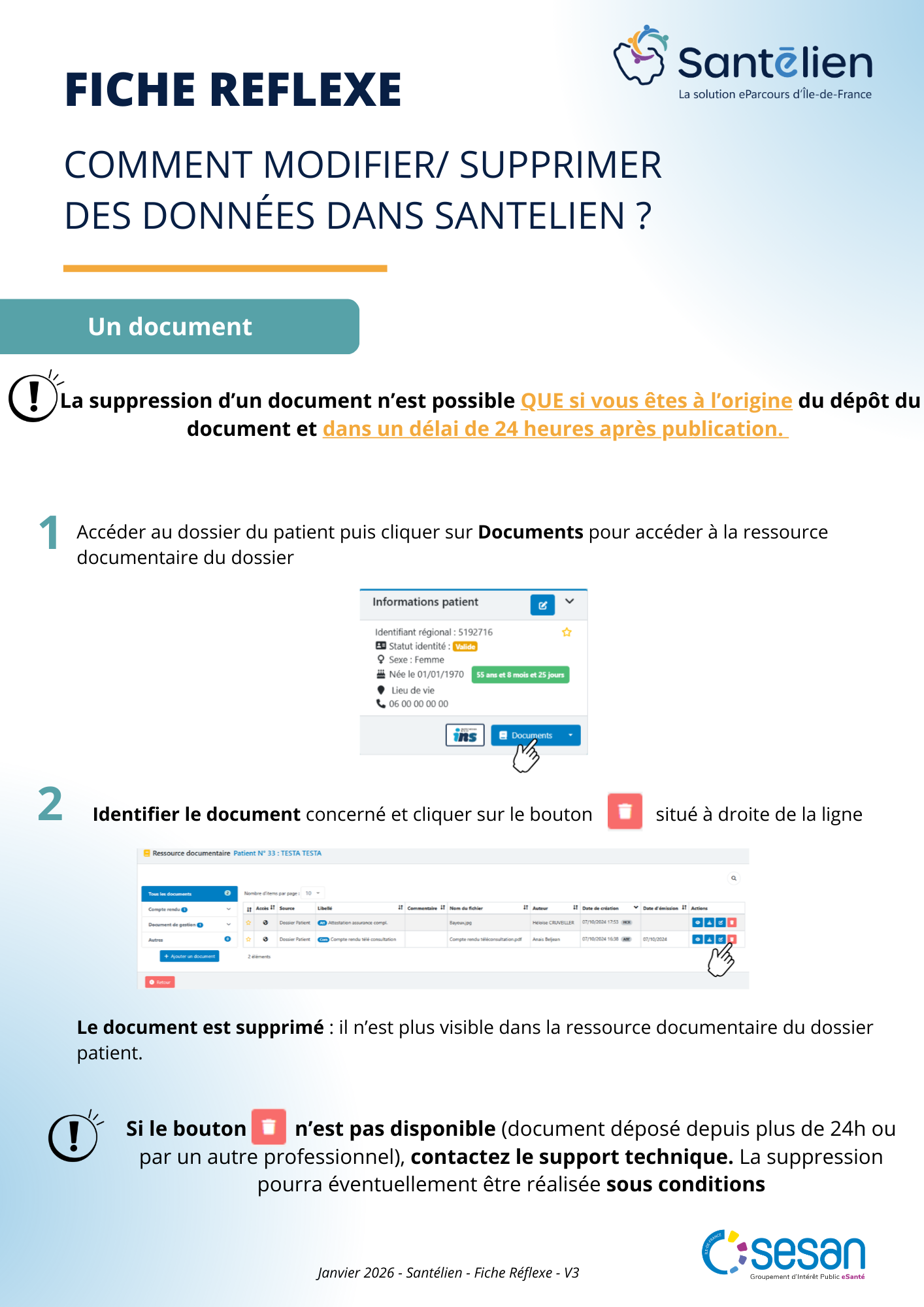 Fiche réflexe Comment modifier supprimer les données (2)
