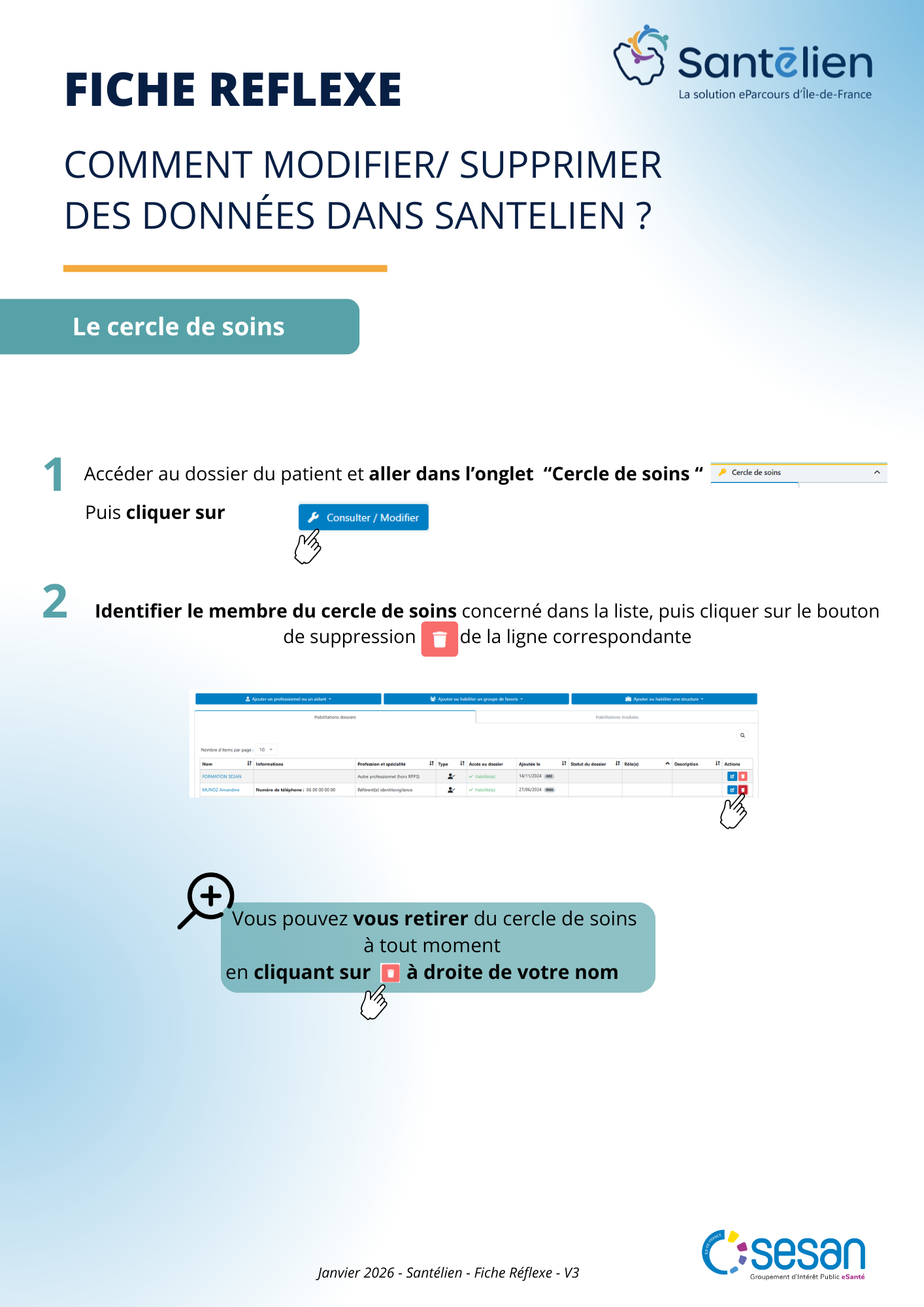 Fiche réflexe Comment modifier supprimer les données (5)