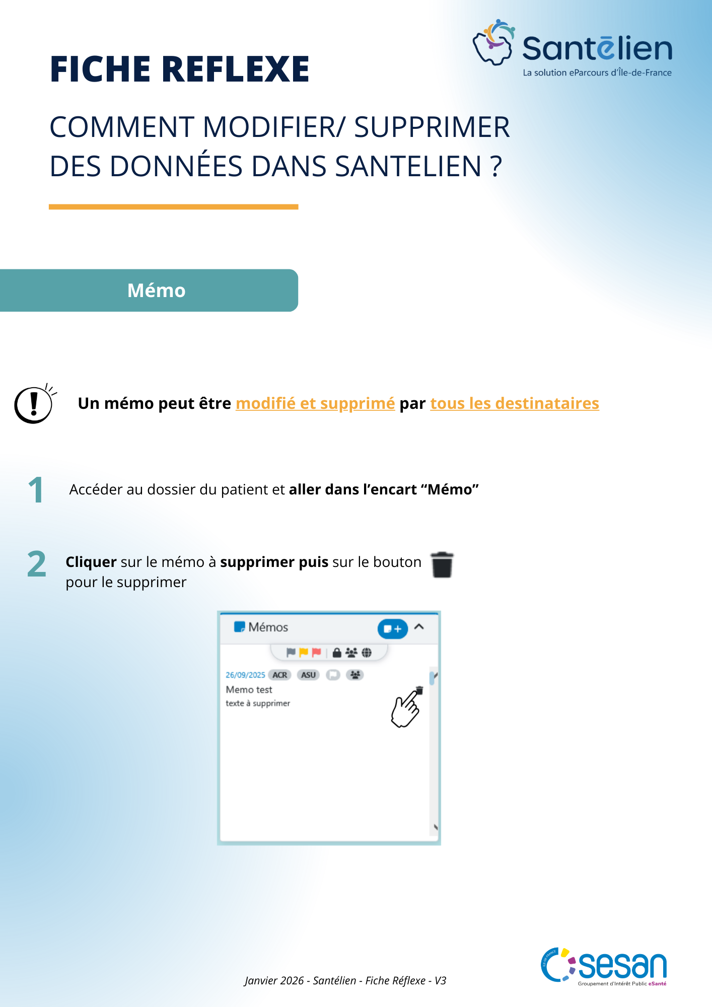 Fiche réflexe Comment modifier supprimer les données (6)