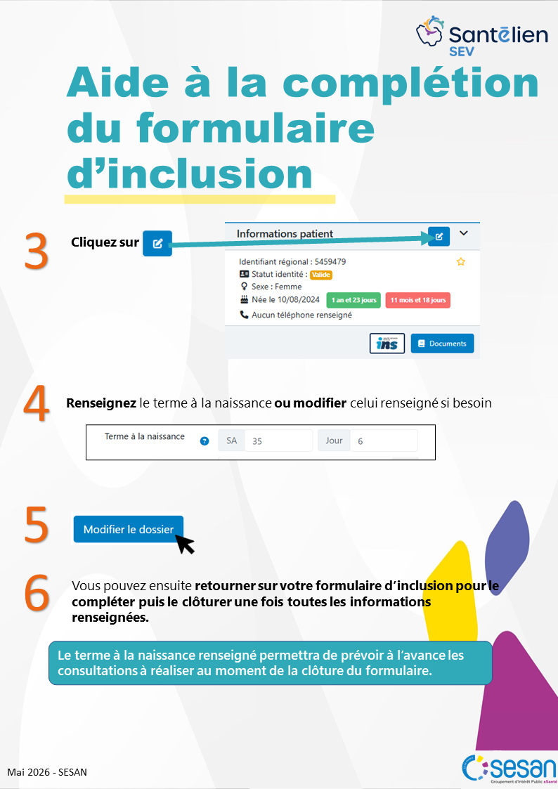 SEV - aide à la complétion du formulaire d'inclusion1