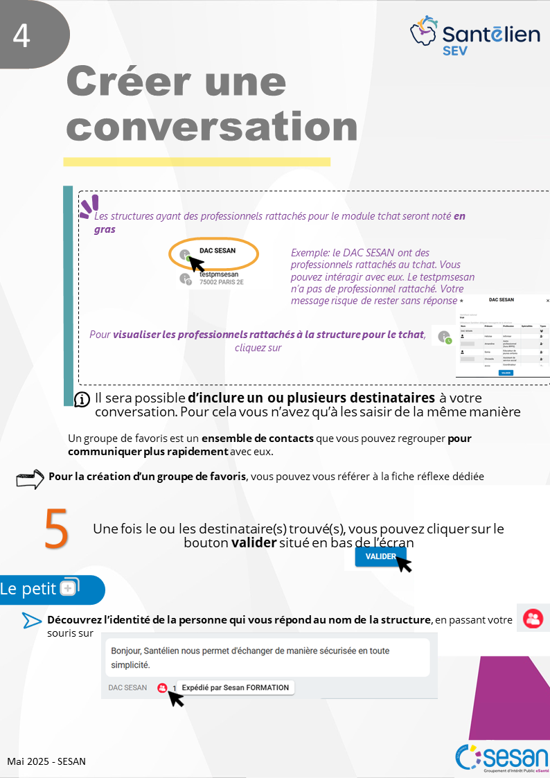 SEV - créer une conversation 2