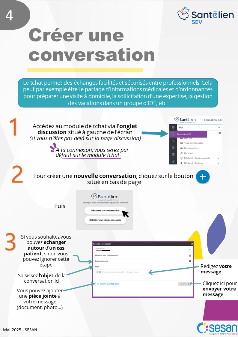 SEV - créer une conversation