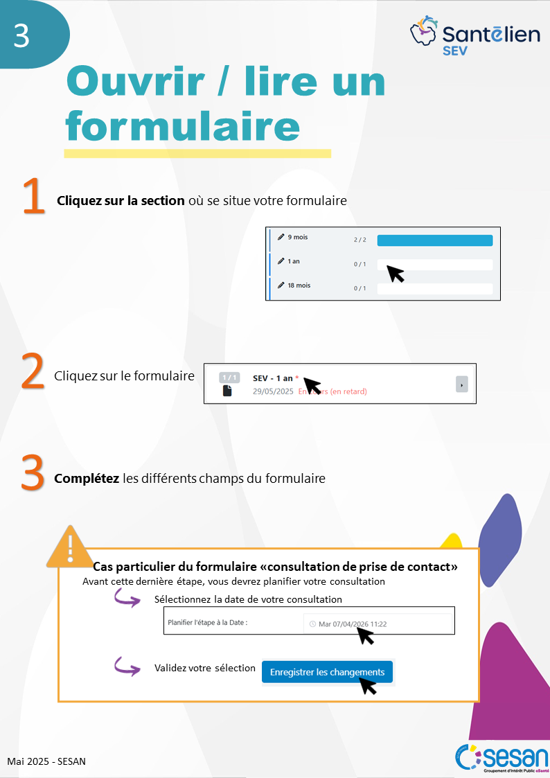 SEV - ouvrir_lire une consultation
