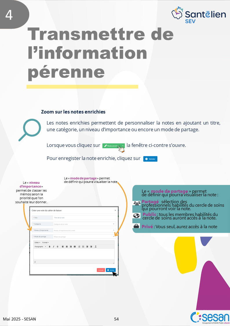 SEV - transmettre de el'information pérenne 1