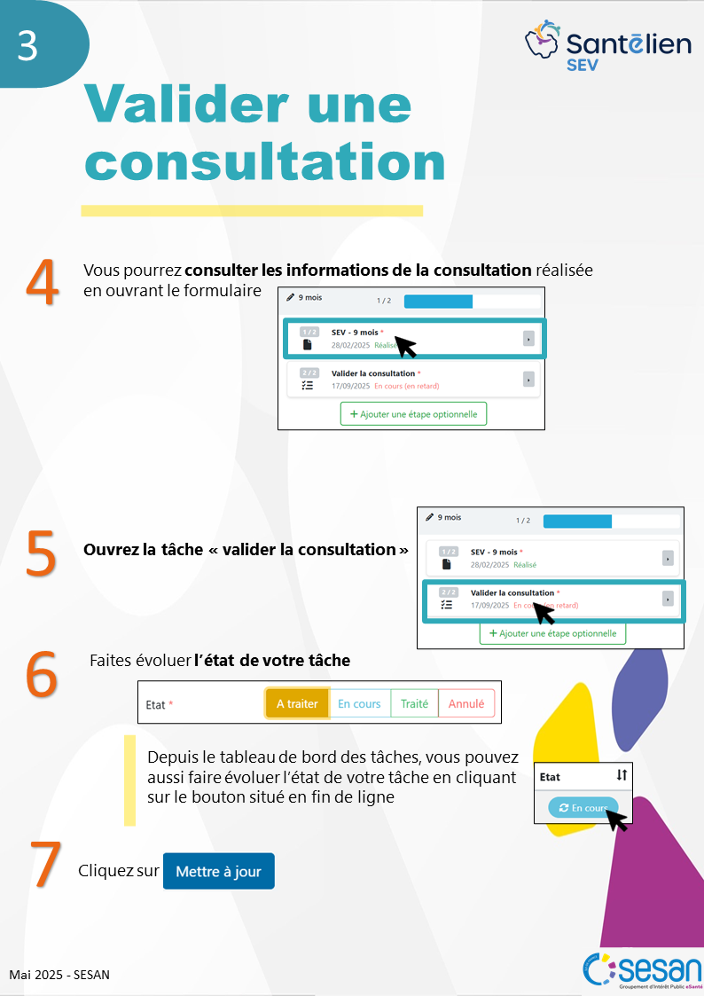 SEV - valider la consultation 1