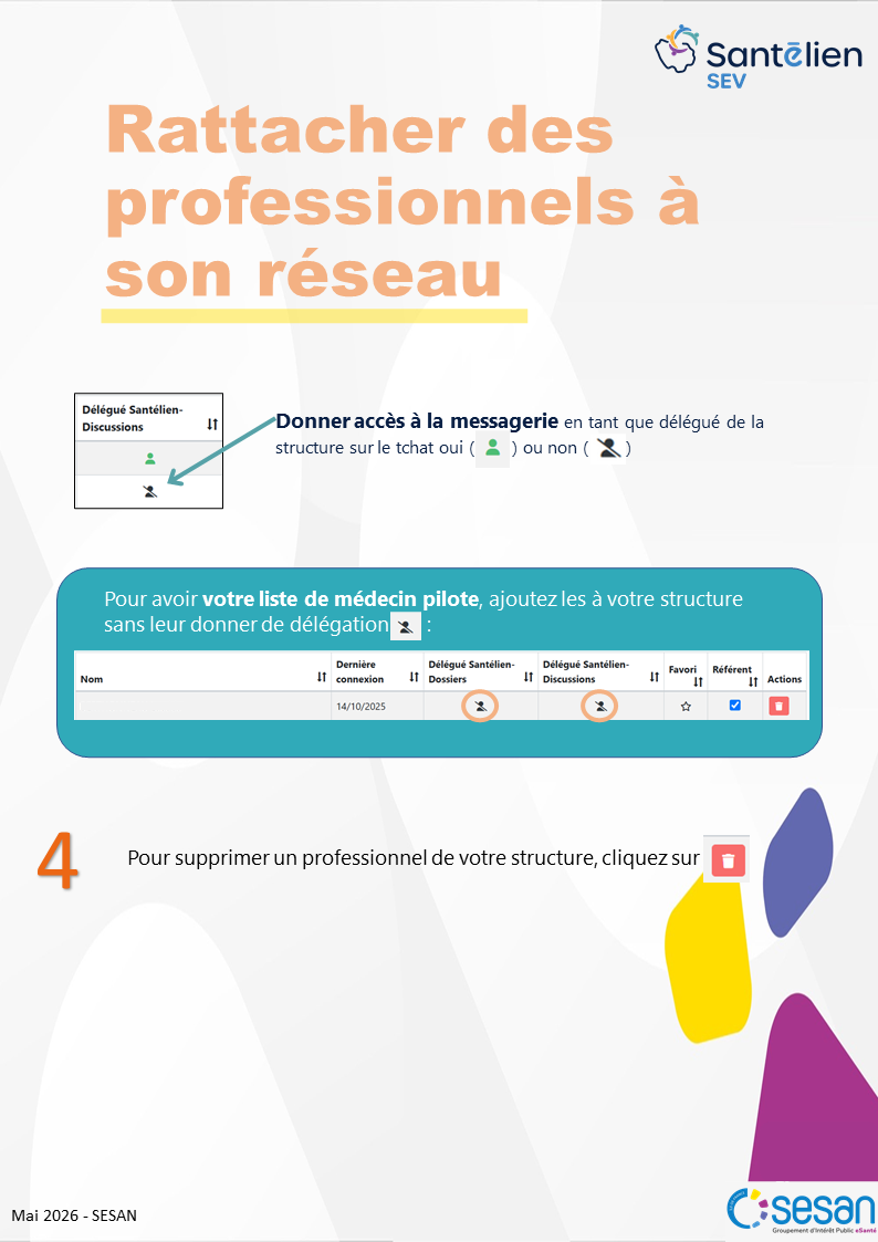 SEV - rattacher des professionnels à son réseau1