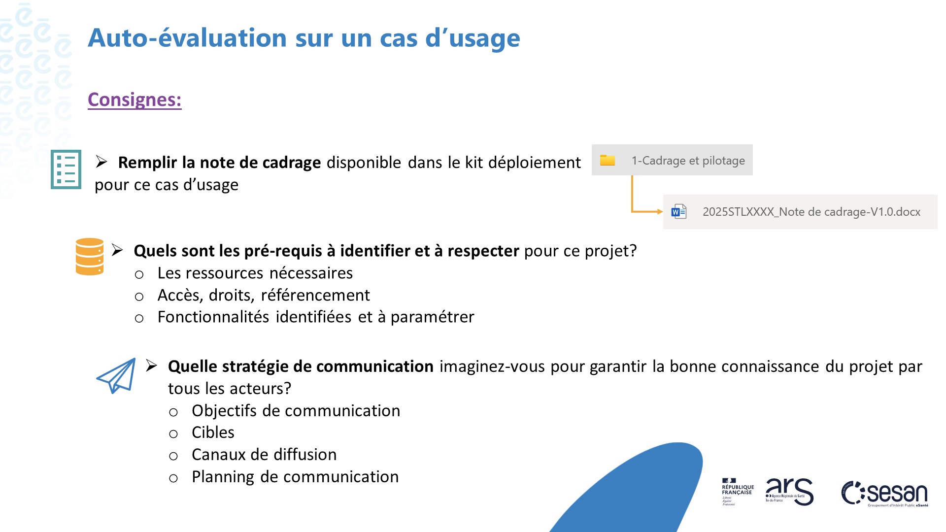 STL - auto-évaluation grille de restitution
