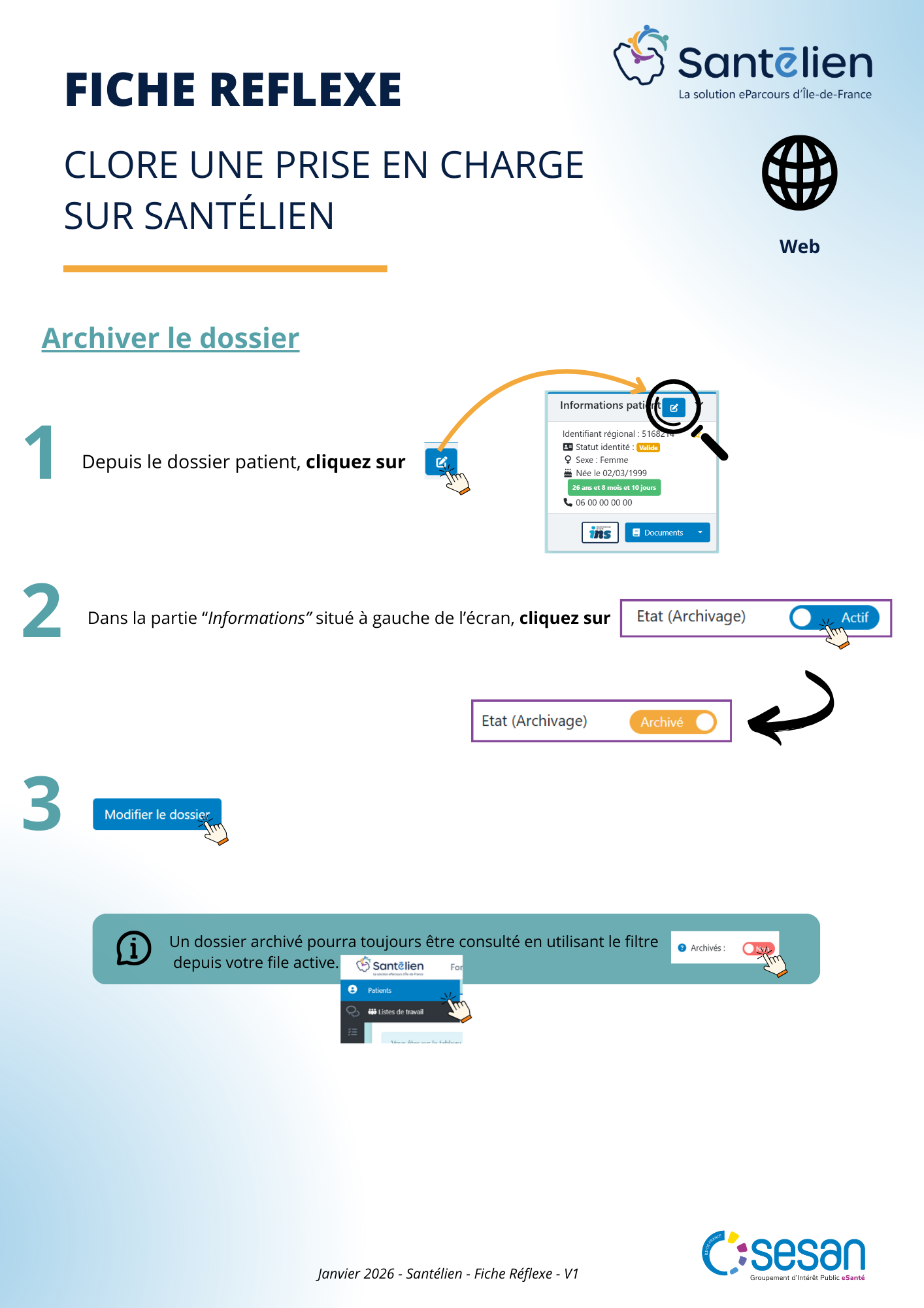 Fiche réflexe Web STL - Clore une prise en charge sur Santélien (2)
