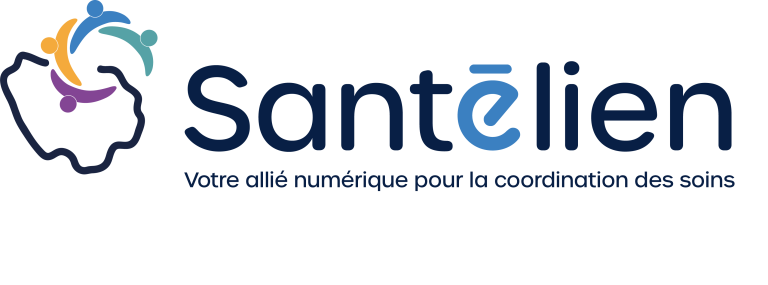 Logo Santélien_Votre allié numérique pour la coordination des soins