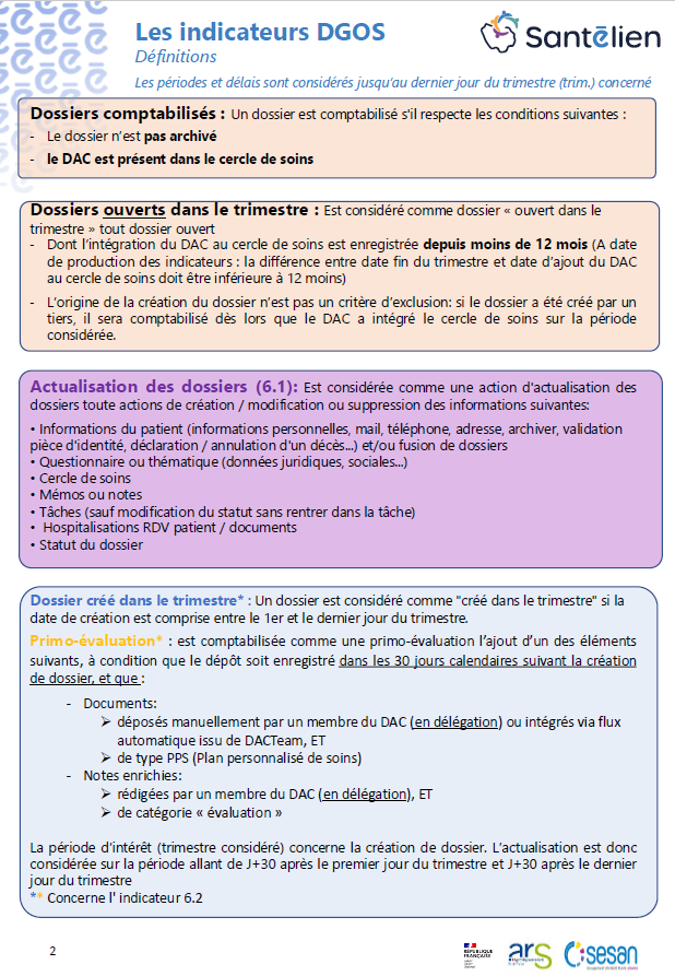 STL - indicateurs DGOS 1